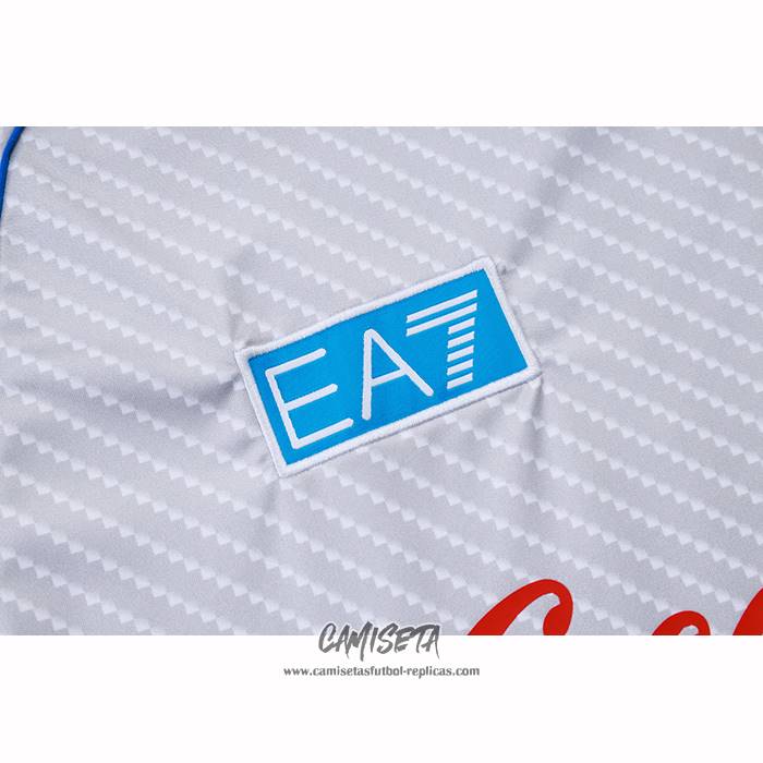 Chandal del Napoli 2025-2026 Manga Corta Blanco - Pantalon Corto